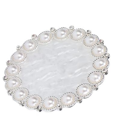 Nail Display Plate & Manicure Tools | Golden Edge Resin Nail Art Palette for Studios & Home Use - Buy Online on GoSupps.com