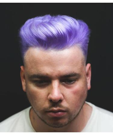 Crazy Color Pastel Lilac Semi-Permanent Hair Dye - Vegan Formula | Highly Pigmented Blueish Lilac Shade | Nourishing Oil & Conditioning | No Bleach, No Ammonia - 200ml - Buy Online on GoSupps.com