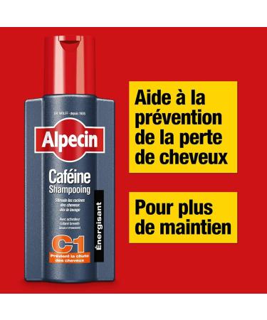 Alpecin Caffeine Shampoo C1 3x 250ml | Anti hair loss shampoo for men | Hair treatment baldness | Alpecin caffeine shampoo hair loss for men - Buy Online on GoSupps.com