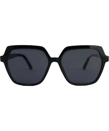 Shop Mini Stylish Retro Prescription Sunglasses | Thick Frame Free Case | Women's Reading Sun Glasses - 1.5 Diopters - Buy Online on GoSupps.com