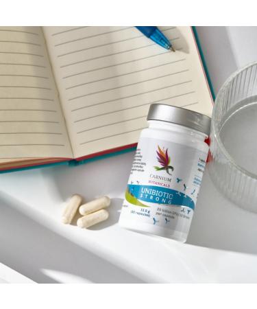 BIO PACK Carnium Botanicals Unibiotic Strong Probiotic capsules with 15 cultures complex Microbiome capsules glutenfree & vegan 30 capsules - Buy Online on GoSupps.com