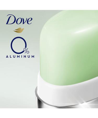 Dove Women's Refillable Deodorant Kit, Cucumber & Green Tea, 0% Aluminum - 2 Refills (1.13oz each) - Buy Online on GoSupps.com