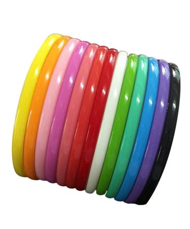 13 Pieces Plastic Headbands with Teeth for Girls 8mm Thin Hair Bands for Toddlers Kids Women 8mm width - Buy Online on GoSupps.com