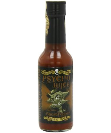 Psycho Juice Chipotle Ghost Pepper Hot Sauce 148ml Chipotle 148 ml (Pack of 1)