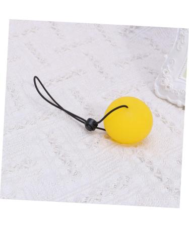 Fomiyes Yellow Squeezeball Fingerboard - Strengthen Grip Stress Relief Ball 5.3cm Desk Toy for Hand Training - Buy Online on GoSupps.com