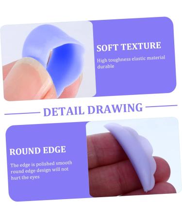 MERRYHAPY 20 Pairs Eyelash Silicone Patch Eyelash Curler Kit para Pesta as Eyelash Perm Pads Eyelash Perm Lash Lift Pads Lashes Tool Lash Curler Refill Pads False Eyelash Patches Purple 4.5x1.4cm - Buy Online on GoSupps.com