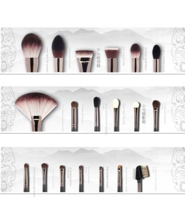 Premium Makeup Brush Set | Soft Animal Hair Gentle on Skin | 18-Piece Beginner Toolkit for Flawless Application - Buy Online on GoSupps.com