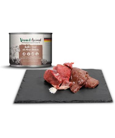 Venandi Animal Premium Wet Cat Food - Tasting Package III (Monoprotein 6 Pack) - Grain-Free Variety (Chicken Duck Beef Horse Calf Turkey) - 6 x 200g - Buy Online on GoSupps.com