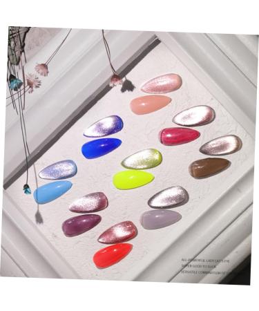 Healvian 2 Pcs Nail Polish Gel Chameleon Cat Eye UV Polish Gel UV LED Nail Gel Polish Beautiful Nail Gel - Buy Online on GoSupps.com