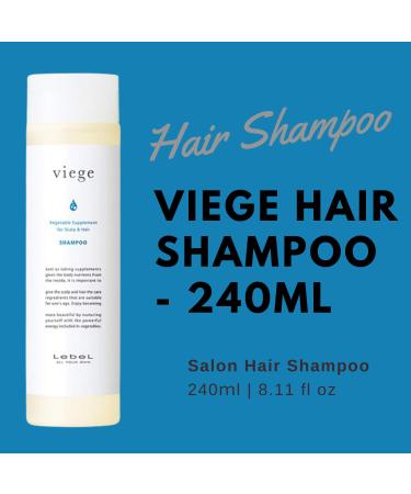 Lebel Viege Hair Shampoo 240ml - Nourish & Revitalize Your Hair | International Shipping Available - Buy Online on GoSupps.com