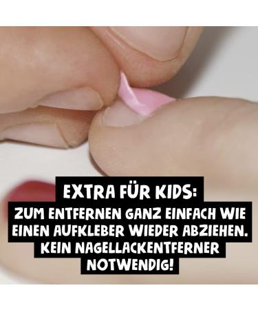Minico Premium Kinder Nagellack - Pink Dermatologisch Getestet Kindgerecht Vegan & Nachhaltig Wasserbasis Abziehbar - Perfekte Kinder-N gel! - Buy Online on GoSupps.com