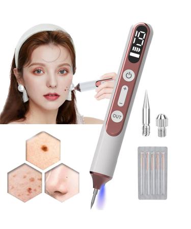 HDaspijh Laser Plasma Pen - 19 Levels Of Intensity And Light Led Skin-Proof Pen Skin Safe Beauty Grain Pen For Face And Body With Replaceable Needle Skin Safe
