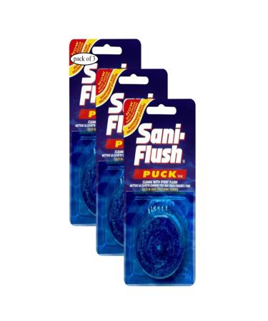 SANI-FLUSH: Toilet Bowl Puck 48g 3 PACK