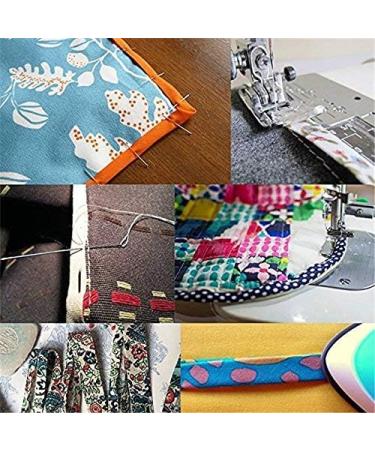 LNKA Bias Tape Maker Kit - 4 Sizes 1/4, 1/2, 3/4, 1 with Wooden Awl, Bead Needles, Binder Clip, Binding Foot - DIY Quilting Tools for Sewing/Quilting - Buy Online on GoSupps.com