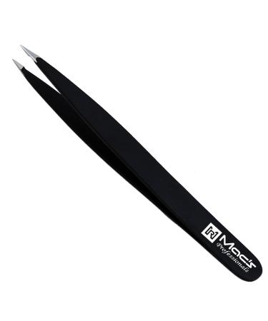 MACS Tweezers Set for Precision Eyebrow and Facial Hair Removal - Stainless Steel (3 PCs Black) - Buy Online on GoSupps.com