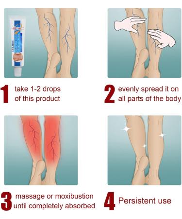 4-Piece Venous Healing Spray for Varicose Veins | Improve Blood Flow & Leg Health - Buy Online on GoSupps.com