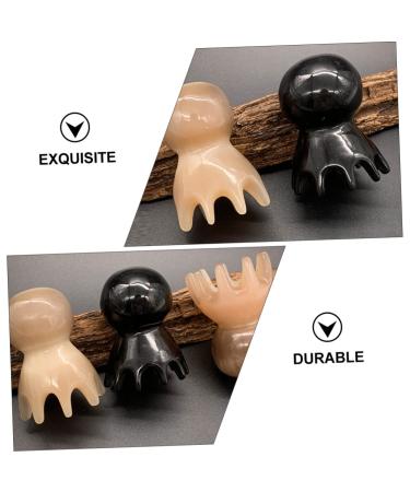 Foytoki Octopus Massage Comb | Handmade Antistatic Hair Comb | Portable Head Massager - Buy Online on GoSupps.com