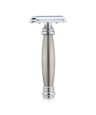 Merkur 43.002 Razor adjustable heavy Chrome stainless steel silver