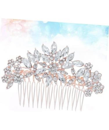 Housoutil 1pc Crystal Hair Comb Hair Accessory for Women Bridal Hair Accessories Bridal Hair Comb Rhinestone Hair Clip Combs for Women Hair Combs Bridal Haircombs Headgear Bride Rhinestones - Buy Online on GoSupps.com