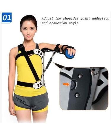 Adjustable Adult Shoulder Joint Fixed Support Left Right Shoulder Abduction Dislocation Fixed Protective Gear Shoulder Abduction Orthosis (Left) - Buy Online on GoSupps.com