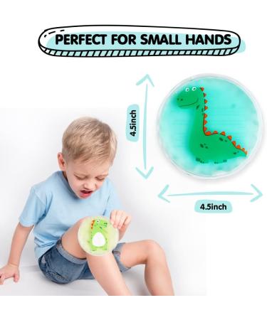 Hilph Kid Ice Pack - Reusable Toddler Gel Cold Pack for Boo Boos, Injuries, Fever, Swelling, Bruises & Wisdom Teeth - 3 Pack - Buy Online on GoSupps.com