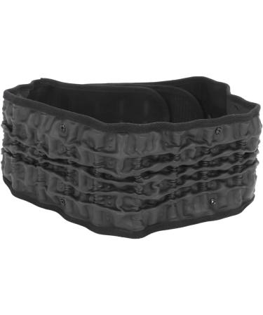 Buy Inflatable Lumbar Traction Belt - 360-Degree Decompression Back Support for Muscle Relaxation - Black | International Shipping Available - Buy Online on GoSupps.com
