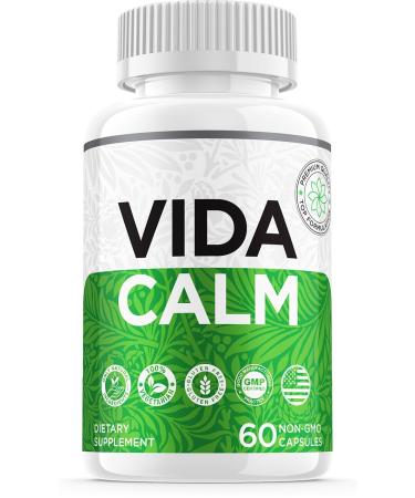 Vita Calm Advanced Tinnitus Formula Vita Calm Hearing Supplement Ear Ringing Pills for Men Women (60 Capsules)