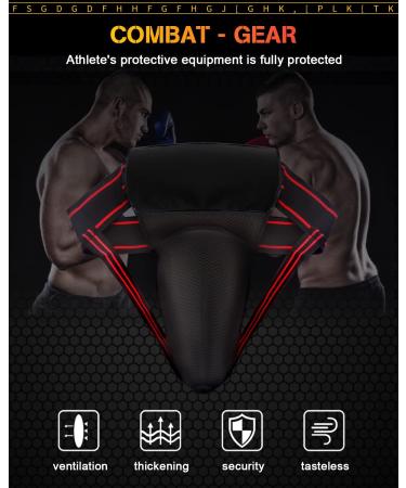 Mens Groin Protector - Boxing, MMA, Kickboxing & Muay Thai Abdominal Guard - Buy Online on GoSupps.com