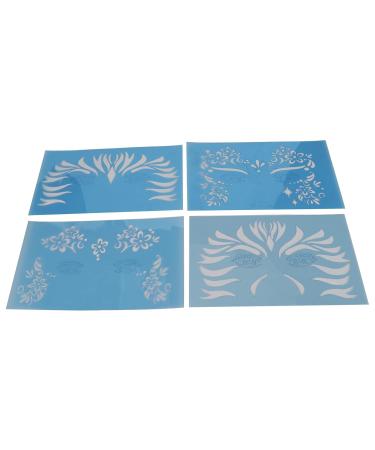 Reusable Face Painting Templates - 10 Safe Eco-Friendly Sheets for Parties & Stage Appearances - Buy Online on GoSupps.com
