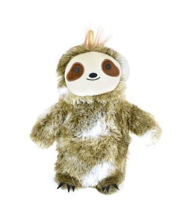 K Collection 3D Novelty Hot Water Bottle with Removable Cover - Sloth Design - Soft Plush Cover - Premium Natural Rubber Sloth HWB