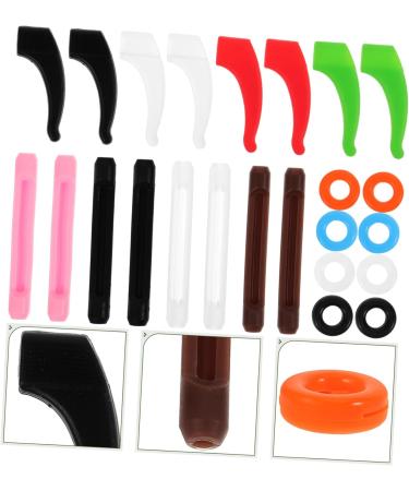 Doitool Portable Glasses Hook & Ear Brick Holder - Silicone Anti-Slip Glasses Holder Set for Secure Storage - Buy Online on GoSupps.com
