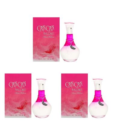 Paris Hilton Can Can Burlesque Eau De Toilette Spray for Women 3.4 Ounce (Pack of 3) 3.40 Fl Oz (Pack of 3)