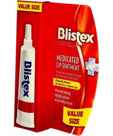 Blistex Lip Medicated Ointment 0.35 oz - Bundle of 6 | Soothing Lip Care Treatment - Buy Online on GoSupps.com