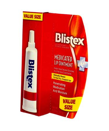 Blistex Medicated Lip Ointment 0.35 oz - Relief for Dry, Chapped Lips - Buy Online on GoSupps.com