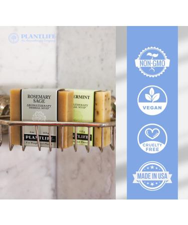 Plantlife Deodorant Bar Soap - Moisturizing & Soothing Plant-Based Soap - Handcrafted in California 4.5 oz - Buy Online on GoSupps.com