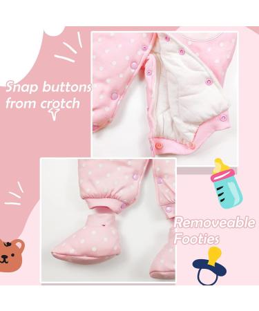 Minizone Baby Hooded Winter Romper with Footies, Hat, and Panda Design | 6-9 Months - Buy Online on GoSupps.com