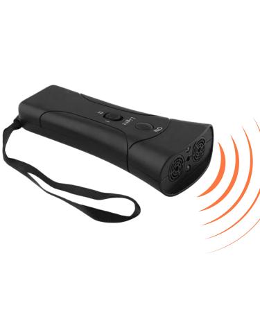 Ultrasonic Anti Barking Control Device Bark Control Training Pet Trainer Handheld Dog Multi-Functions Silent Commands with LED Flashlight and Strap for Pet Indoors and Outdoors