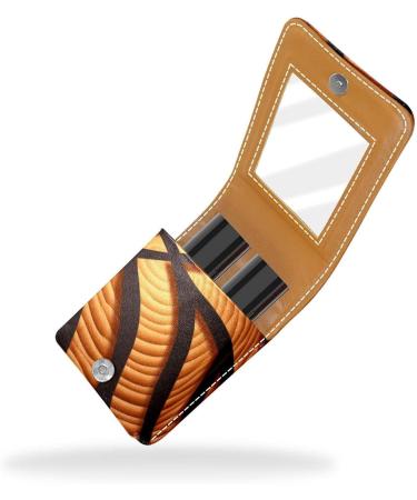 Travel Lipstick Organizer Case | Portable Makeup Bag with Mirror | Abstract Basketball Pattern T261p2mqik - International Shipping Available - Buy Online on GoSupps.com