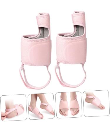 FRCOLOR Bunion Night Toe Separator & Straightener Set - 4 Pairs | Hammertoe Splint & Big Toe Pads | Portable Toe Divider | Pink - 38.5x34.5cm x4pcs - Buy Online on GoSupps.com