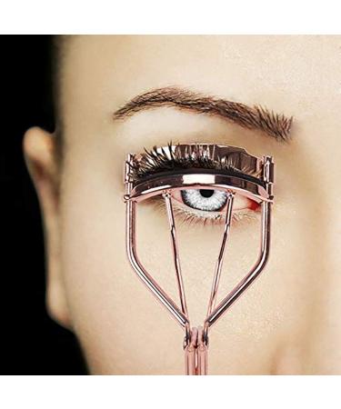 Eyelash Curler Rubber Pads Stainless Steel Eye Lash Curl Tool Applicator For Easy Lash Makeup (Rose Gold) - Buy Online on GoSupps.com