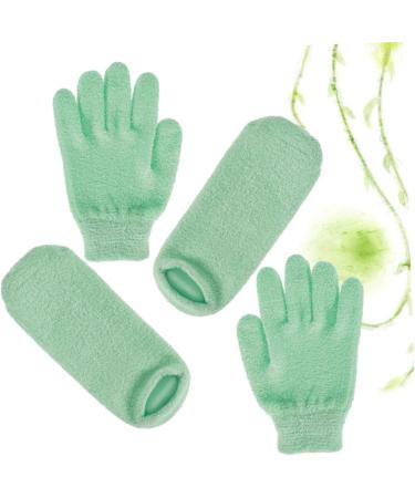 CALLARON 2 Paires De Mitaines De Soins De Beaut Spa Pour Mains Avec Gel Naturel Blanchissant Et Exfoliant - Buy Online on GoSupps.com