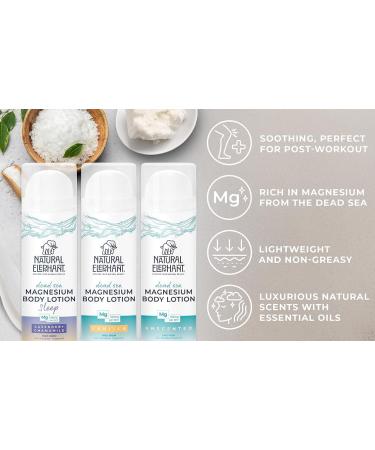 Natural Elephant Dead Sea Magnesium Lotion Vanilla Scented Body Moisturizer | Topical Magnesium with Dead Sea Minerals 5 oz (150 ml) - Buy Online on GoSupps.com