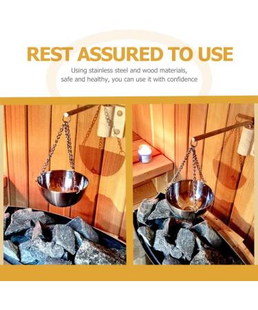 Premium Stainless Steel Sauna Accessories | Essential Oil Diffuser & Fragrance Shell Holder - Buy Online on GoSupps.com