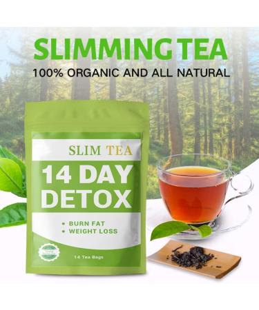 14-Day Natural Detox Tea for Weight Loss Natural Detox Herbal Tea for Men and Women 14 Individually Wrapped Tea Bags - Buy Online on GoSupps.com