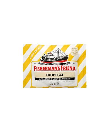 Buy Fisherman s Friend Tropical 8-Box - Sugar-Free Candy with Pineapple Melon & Guava - Fresh Breath - International Shipping Available - Buy Online on GoSupps.com