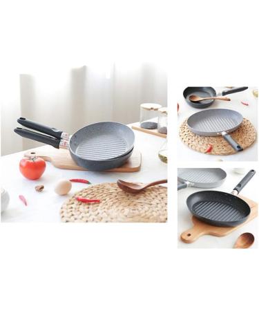 DameCo Frying Pan No Oil-Smoke Pan Steak Frying Pan Only Use for Gas Cooker Non-Stick Pans Kitchen Cooking Helper Nonstick Metal Utensil Saucepan Frying Pan (Color : Gray) (Gray) Interesting - Buy Online on GoSupps.com