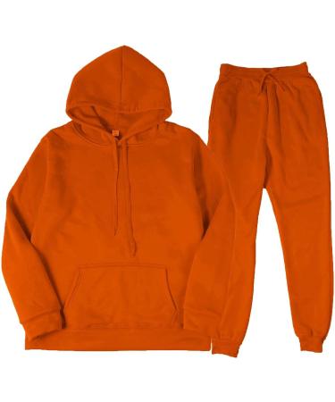 Buy Hanxiulin Men's Jogging Suit - Orange XL | Autumn & Winter Sports Clothing Training Pants & Jacket - Buy Online on GoSupps.com