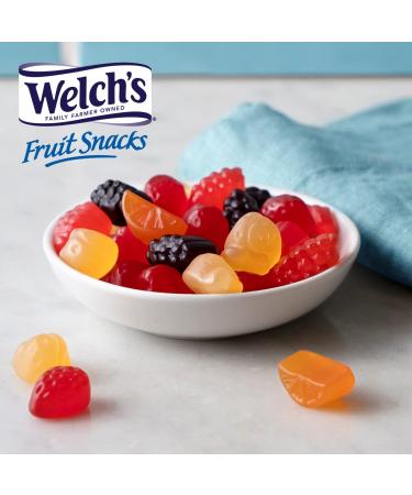 Welch's Fruit Snacks Mixed Fruit & Berries - Gluten Free Bulk Pack (110 Individual Bags, 0.9 oz Each) - Buy Online on GoSupps.com
