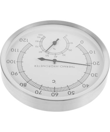 Veemoon Dual Sauna Moisture Thermometer & Wall Clock - High Precision Stainless Steel Digital Thermometer (2 Pack) - Ideal for Indoor & Outdoor Use - Buy Online on GoSupps.com