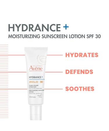 Eau Thermale Avene Hydrance+ Moisturizing Sunscreen Lotion SPF 30 - Hydrating Sun Protection 1.3 fl.oz | International Shipping Available - Buy Online on GoSupps.com